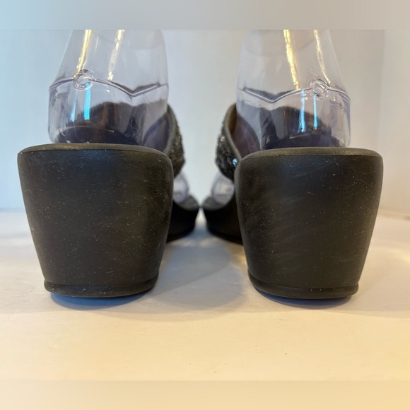 Clarks pewter silver gray wedge he’ll flip flop sandals size 9M - Picture 7 of 10